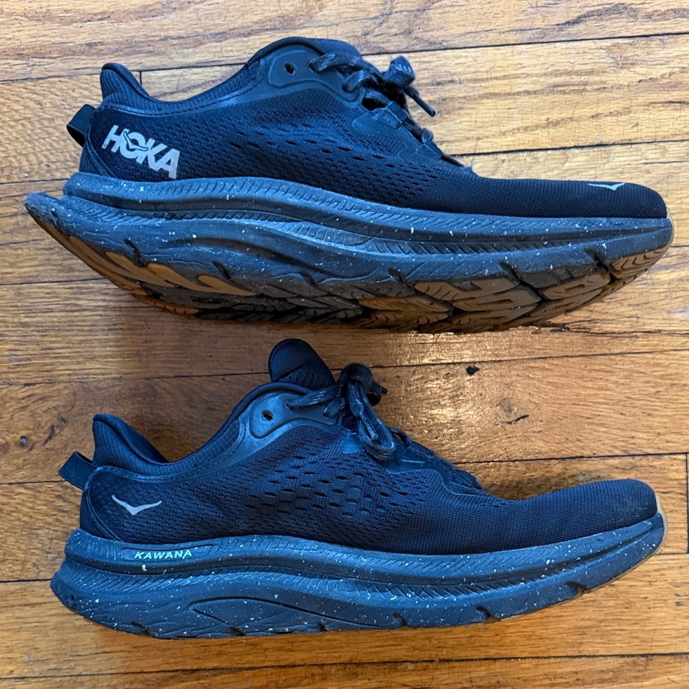 Hoka Kawana Men’s 11 Black Sneakers